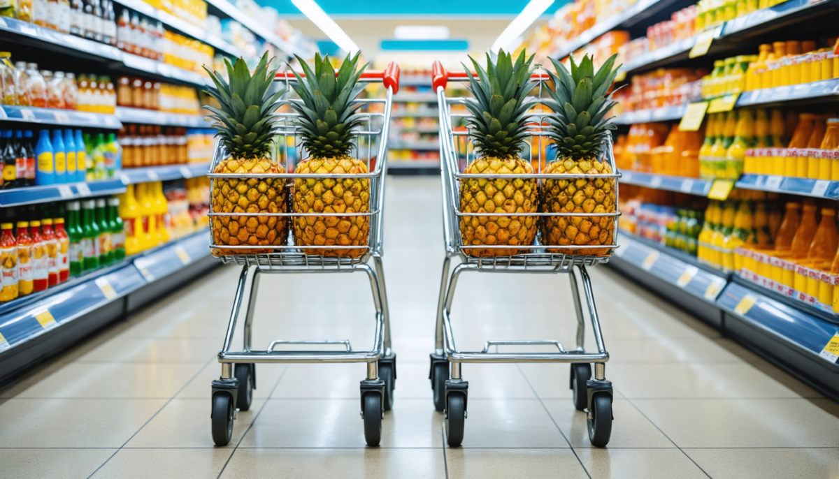 découvrez comment placer un ananas inversé dans votre caddie peut devenir votre nouvelle astuce pour attirer l'attention et séduire facilement en supermarché.