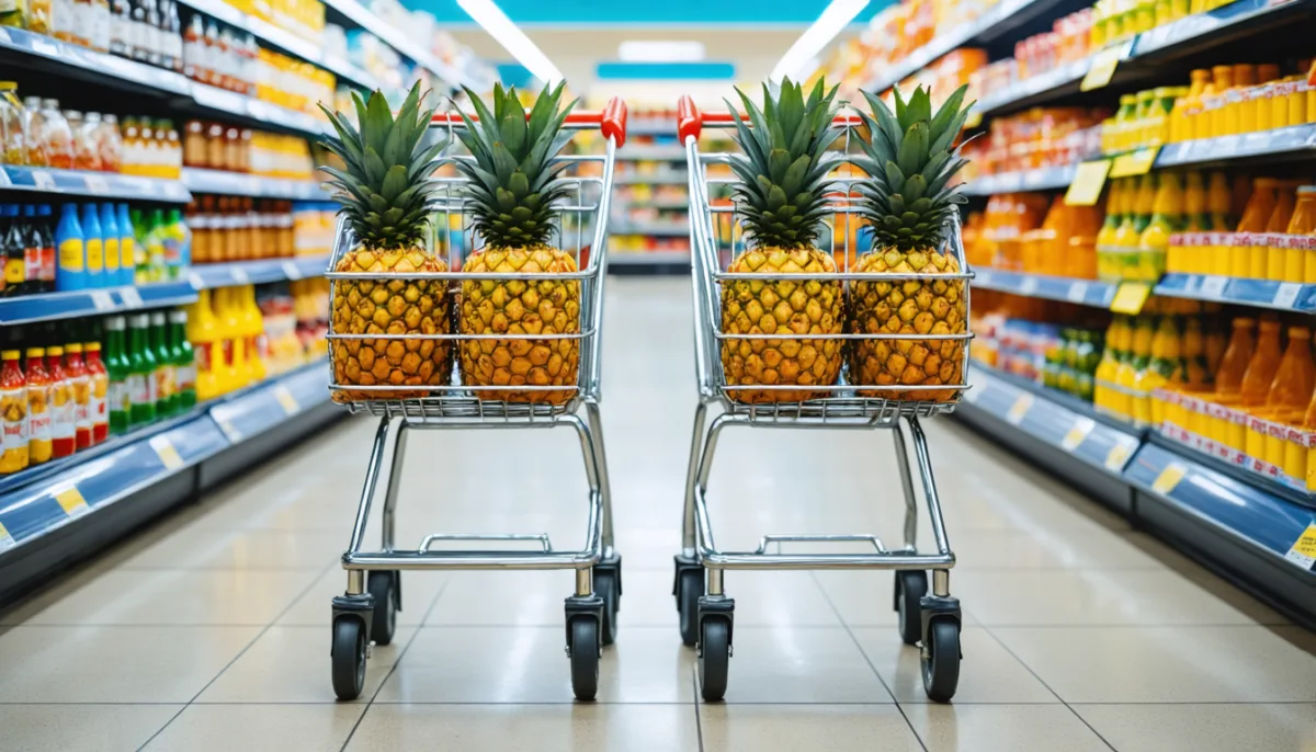 découvrez comment placer un ananas inversé dans votre caddie peut devenir votre nouvelle astuce pour attirer l'attention et séduire facilement en supermarché.